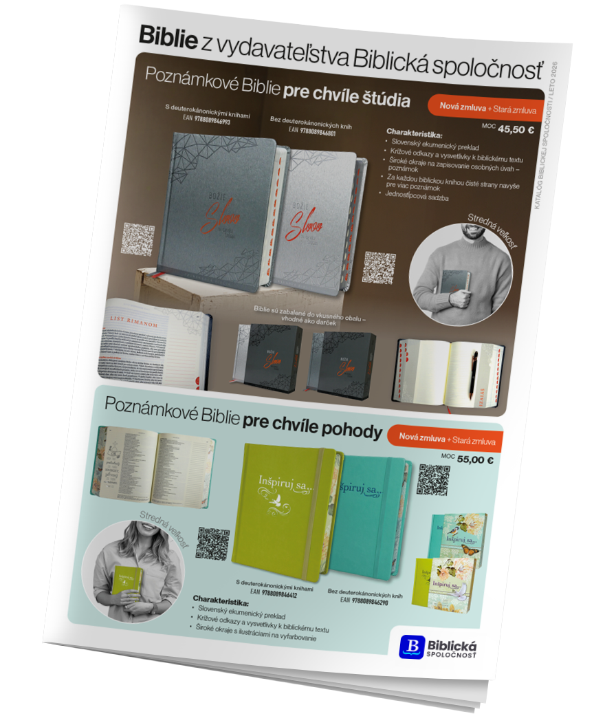 Produktový katalóg Biblickej spoločnosti
