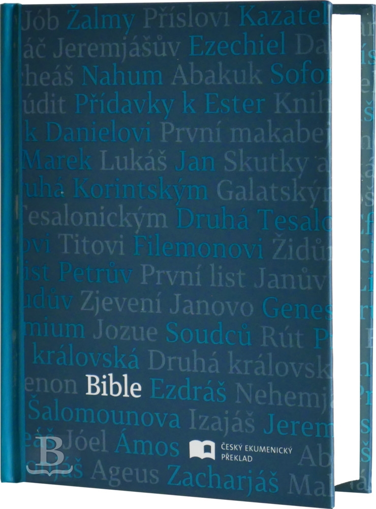 Biblia česká, ekumenický preklad, s DT, vreckový formát, modro-zelená