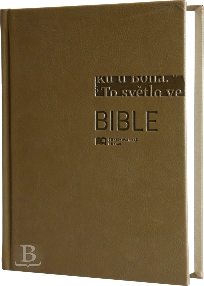Biblia česká, ekumenický preklad, s DT, umelá koža, hnedá, veľký formát