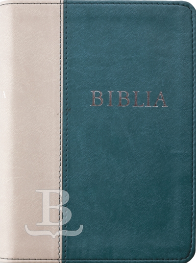 Biblia maďarská, revidovaný preklad, štandardný formát, prešívaná, zelená