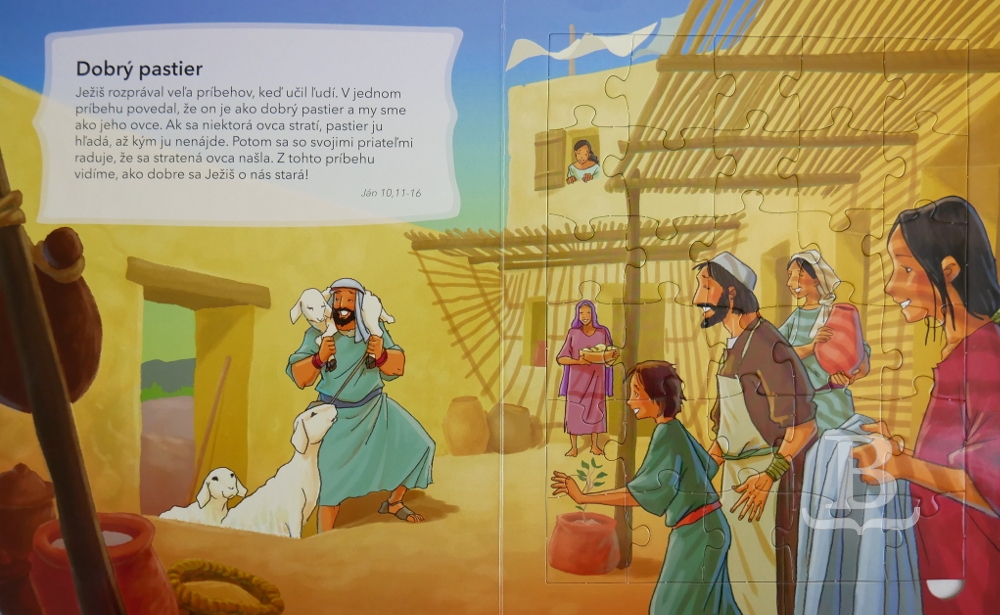 Obľúbené príbehy - Puzzle Biblia pre deti