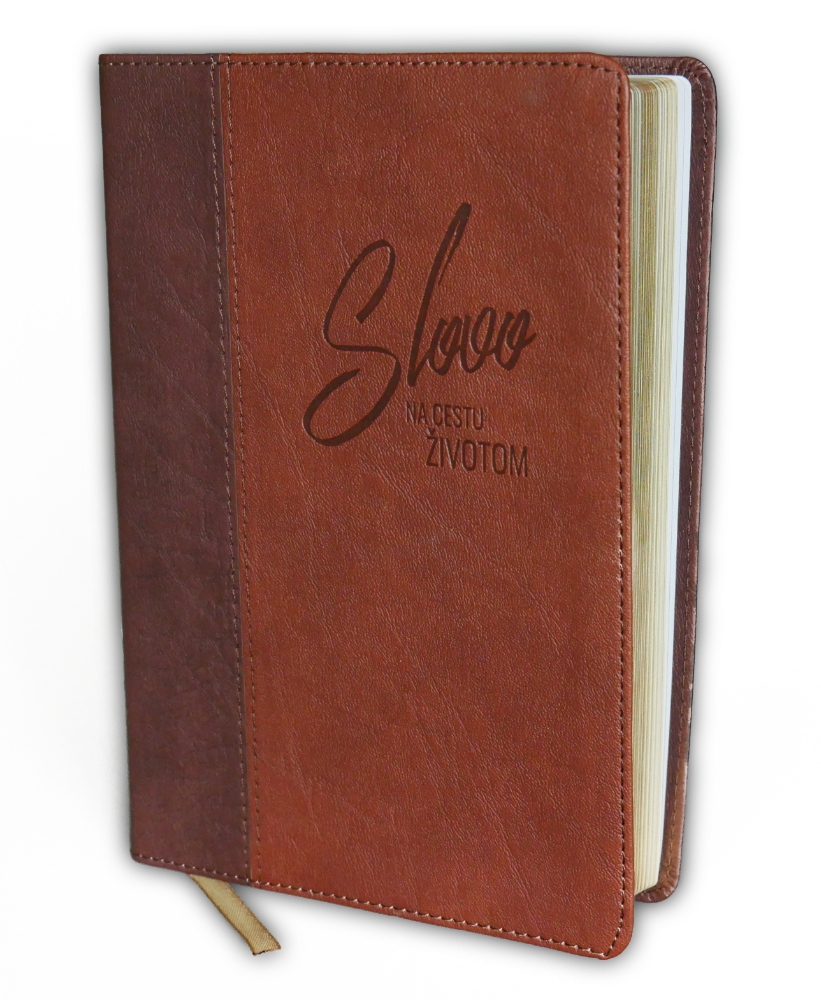 Biblia, ekumenický preklad, edícia SLOVO, 2020, hnedá, dvojfarebná
