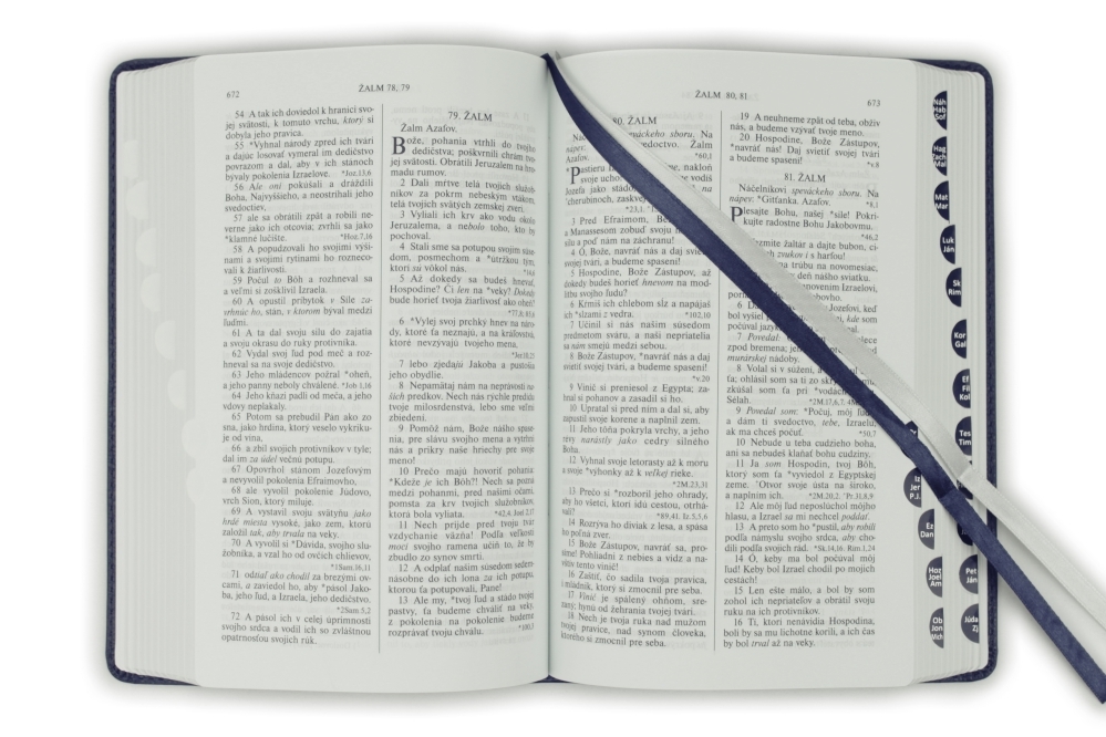 Biblia, Roháčkov preklad, 2020, tmavomodrá, s indexmi