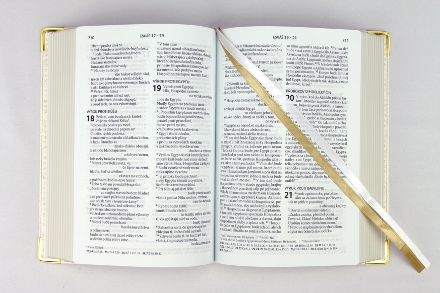 Svadobná Biblia, ekumenický preklad, edícia SLOVO, 2020, biela so srdcom, s DT