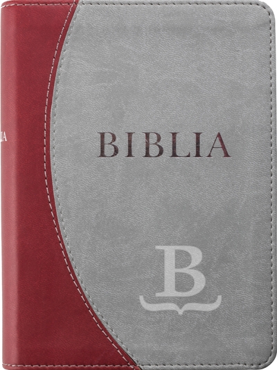 Biblia maďarská, revidovaný preklad, štandardný formát, prešívaná, sivá
