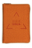 Biblia, Roháčkov preklad, 2020, vreckový formát, oranžová, so zipsom