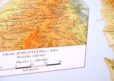 Biblická mapa II + tubus