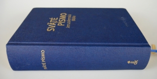 Jeruzalemská Biblia, veľký formát, modrá, zlatá oriezka, 2022
