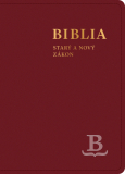 Biblia, katolícky preklad, vreckový formát, červená