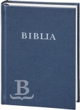 Biblia maďarská, revidovaný preklad, štandardný formát, prevná väzba, modrá